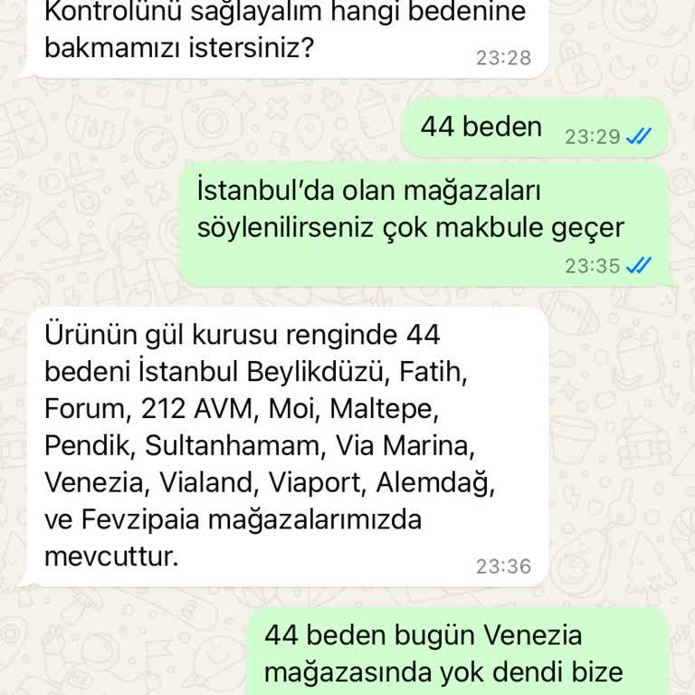 Tuğba Giyim Ürün Sorma Pişmanlığı