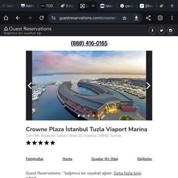 Guest Reservations Crown Hotel Tuzla'da Yanlış Ücretlendirme Ve İletişim Sorunu