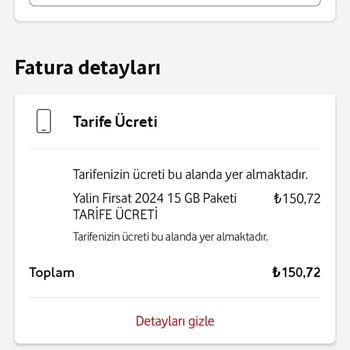 Vodafone Faturasında Beklenmeyen Artış