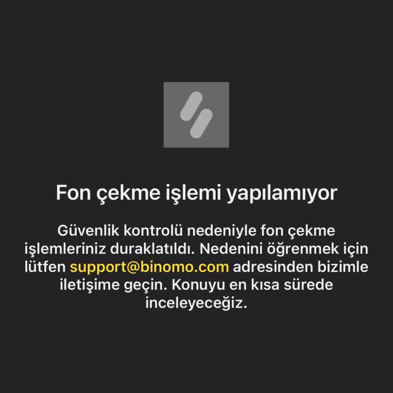 Binomo Para Çekme Sorunu