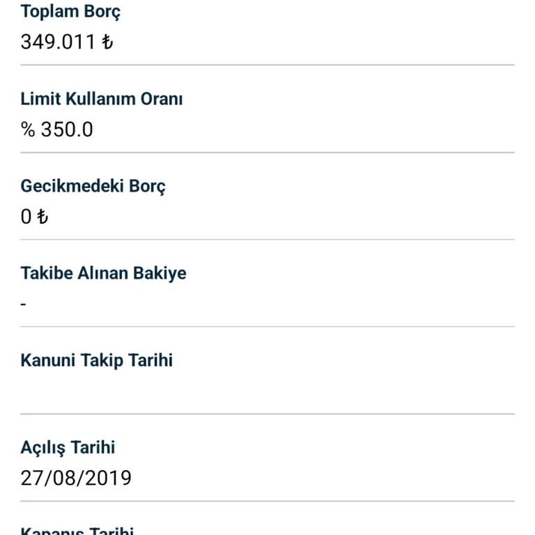 Denizbank Limitten Fazla Borç Olması