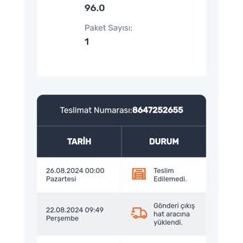 Ceva Malatya Kargom Teslim Edilemedi