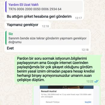 Yardım Eli Uzat Vakfı (Burs) Yardım Eli Uzat Vakfı Şikayeti