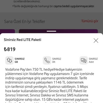 Vodafone'dan Şok Fiyat Artışı Ve Eksik Pay Puan