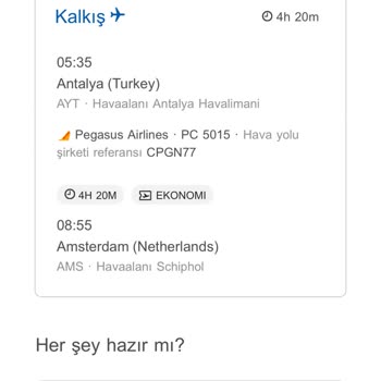 eDreams Aldığım Bilet Ve PNR Numarası Gönderilmedi