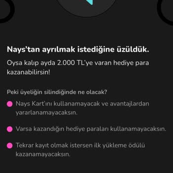 Nays Hesap Silme Ayarı Çalışmıyor
