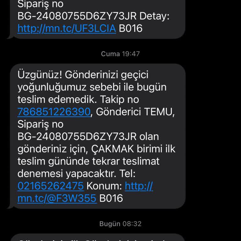 MNG Kargo Getirmeden İade Ediyor