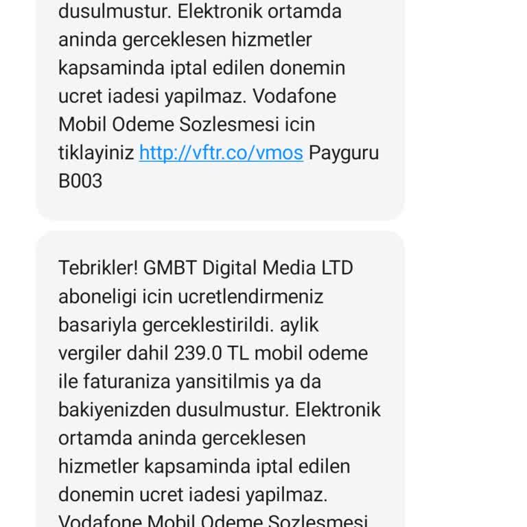 Adzentre Mobil Ödeme Abonelik İptali ve Fatura İadesi Talebi