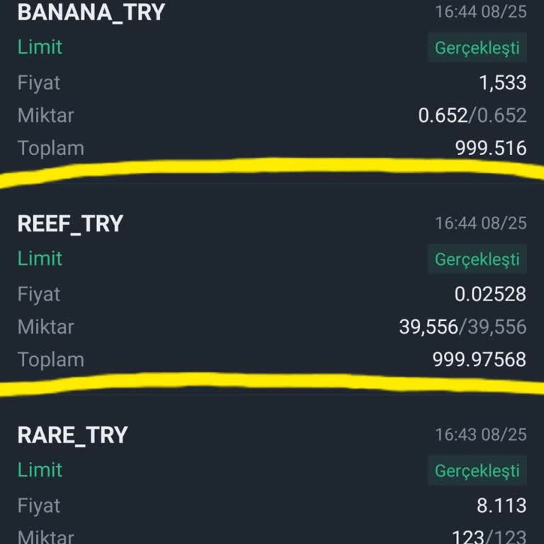 Binance TR Reef Coin Delist Oldu Para İadesinin Yapılması