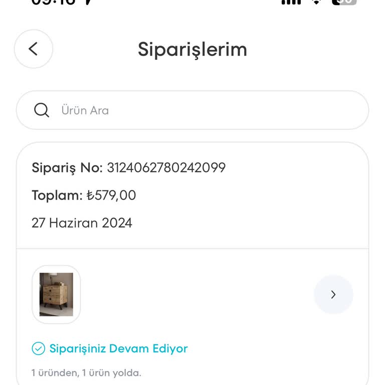 A101'den Sipariş Verdiğim Komodin Hala Teslim Edilmedi