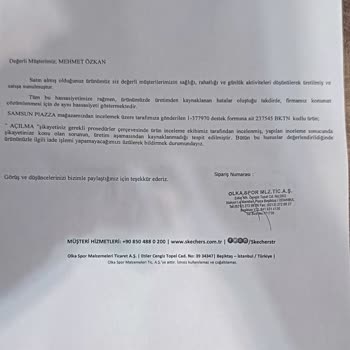 Skechers Spor Ayakkabı Kusurlu Ürün