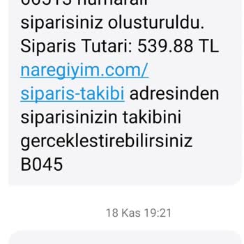 Nare Giyim Bir Yıldır İade Edilmeyen Para Ve Ürün Sorunu