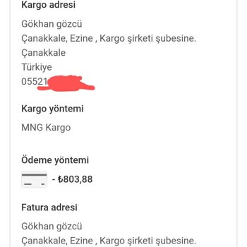 Luis Bien, Sipariş Şikayeti.