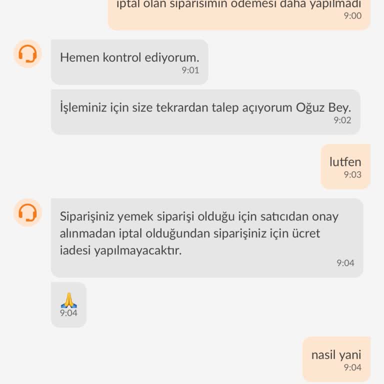 Trendyol Yemek Ve KFC Siparişinde Yaşanan Motor Arızası Mağduriyeti