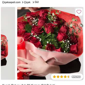 ÇiçekSepeti Web Sitesi Görseli İle Uyuşmayan Çiçek Buketi Teslimatı