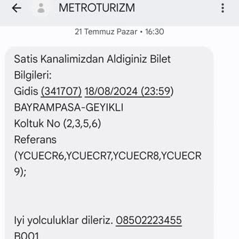 Metro Turizm İade Süreci Başlamaması