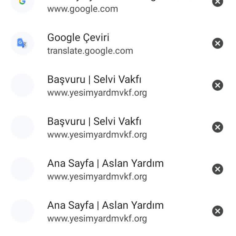 Selvi Vakfı (Yardım Başvurusu) Yardim Başvurusu İptal Etme