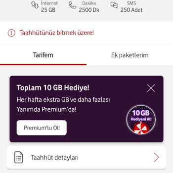 Vodafone'un Sürekli Yüksek Paket Teklifleri ve Yanıltıcı Bilgilendirmeleri