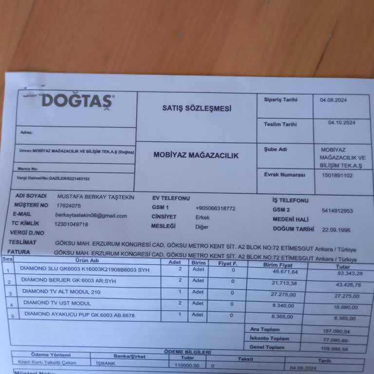 Düğün İptali Sonrası Doğtaş'tan İptal Sorunu