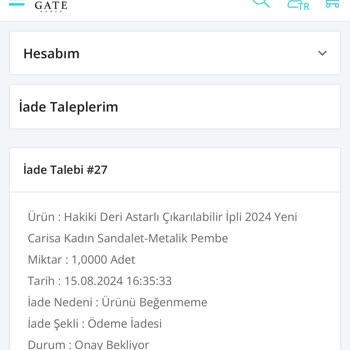 Gate Shoes İade Yaptırmıyor, Bana Olmayan Ayakkabı Elimde Kaldı!