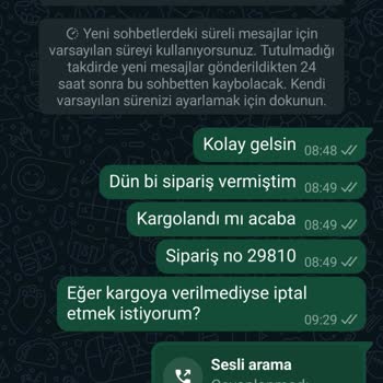 Çelebioğulları Baklava Çelebioğulları Kargo Ve Muhatap Sorunu
