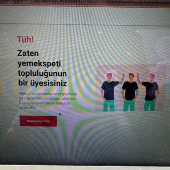 Yemek Sepeti İletişim Sorunu Muhatap Yok!