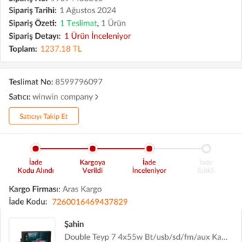 Trendyol İade İşlemim 16 Gündür Beklemede Diyor.