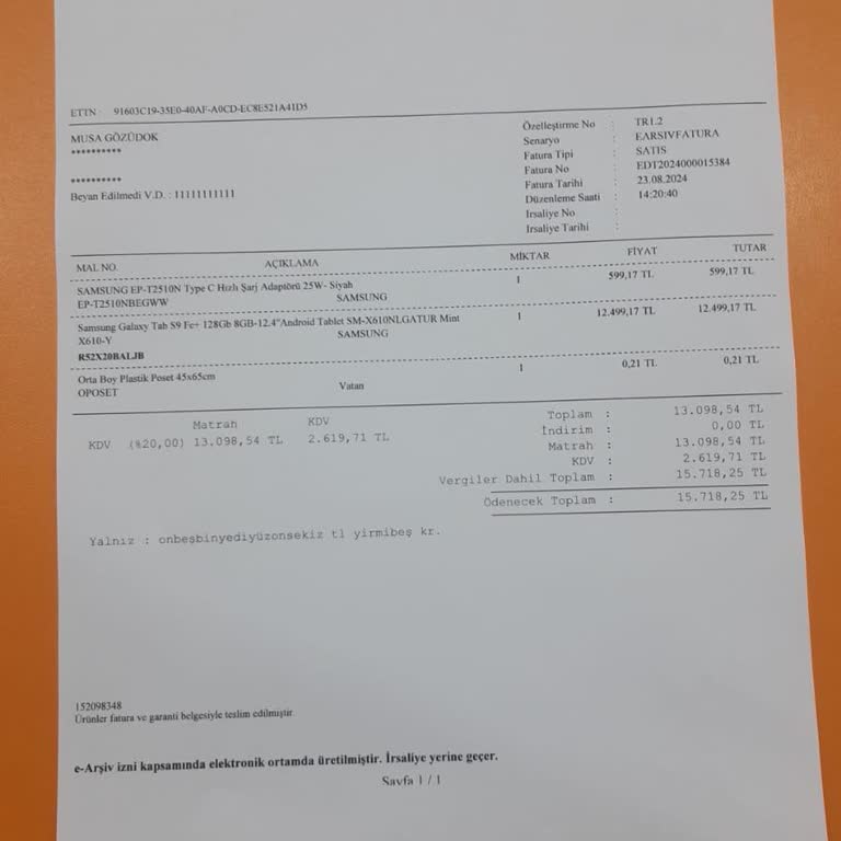 Vatan Bilgisayar'dan Alınan Kapalı Kutu Ürünün Arızalı Çıkması