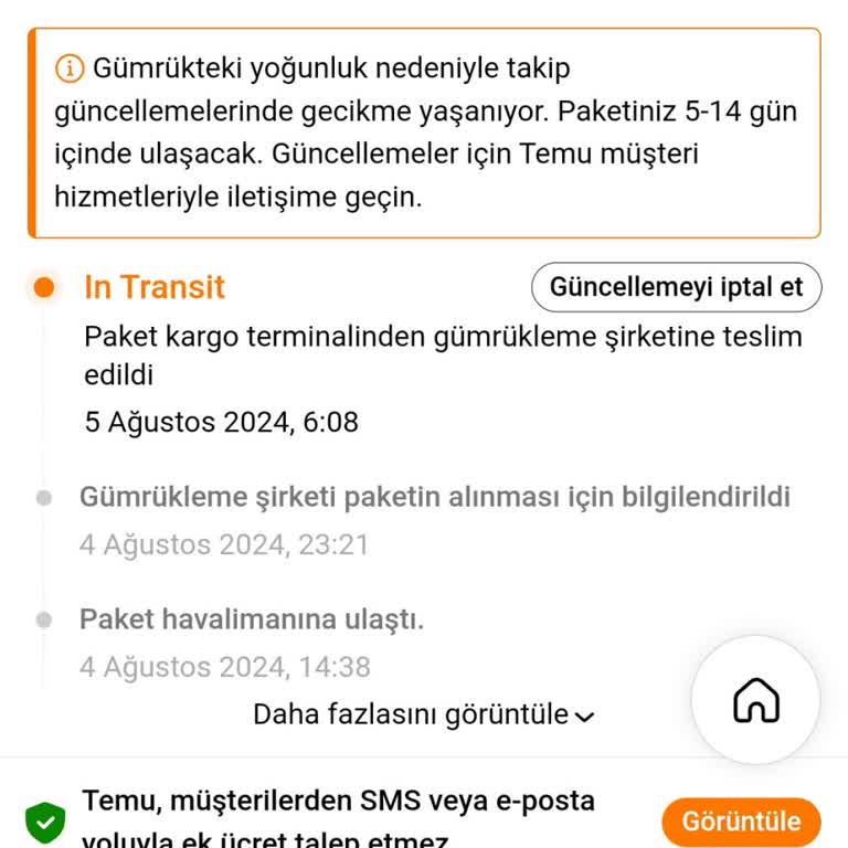 MNG Kargo Gümrükten Kargomun Teslim Alınmaması