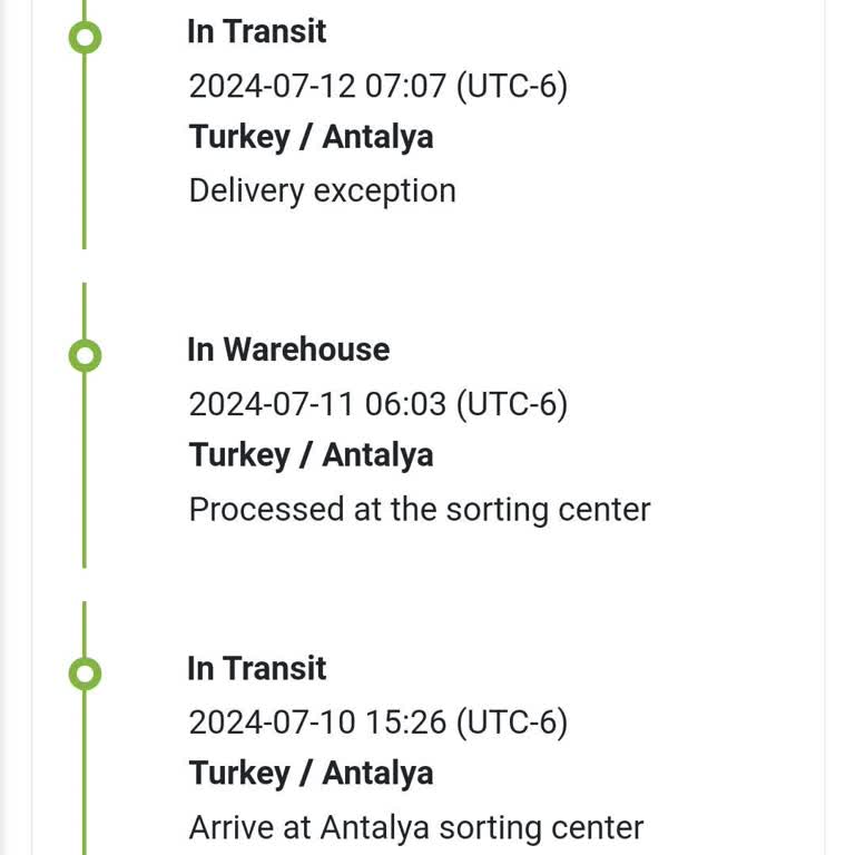 WorldonExpress World On Ekspress Teslim Edilemeyen Kargo