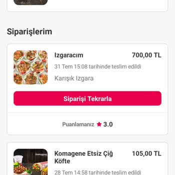 Yemek Sepeti Garanti Kampanyası