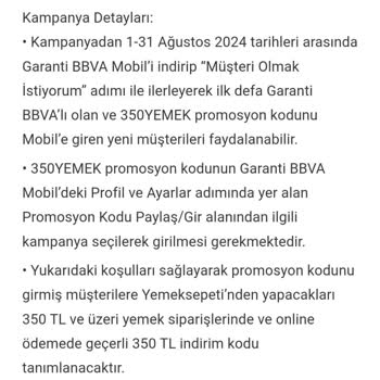 Yemek Sepeti Garanti Kampanyası