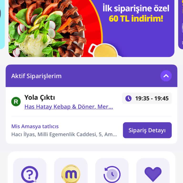 Getir Has Hatay Kebap Restoranı Şikayet