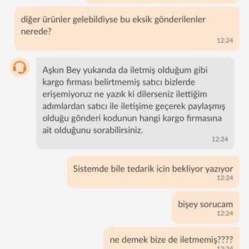 Trendyol Eksik Ürün Teslimatı