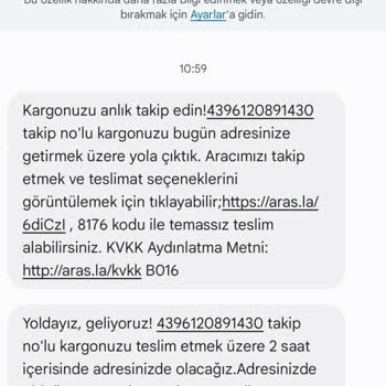 Aras Kargo Dağıtım Yapmıyor Şubeden Aldırıyor