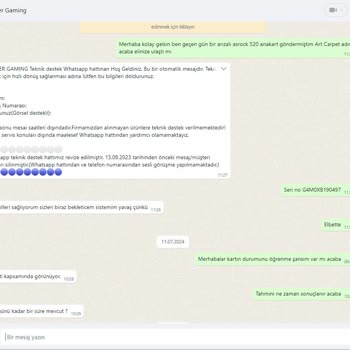 Gençer Gaming Arızalı Ana Kart Problemi