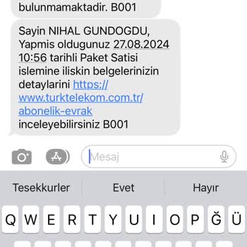 Türk Telekom'da Paket İptali Sorunu Ve Müşteri Hizmetleri Yanıtı