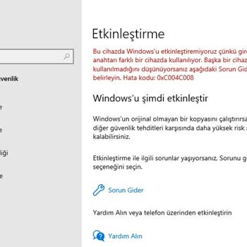 Microsoft Hepsilisans Geçersiz Ürün Anahtarı