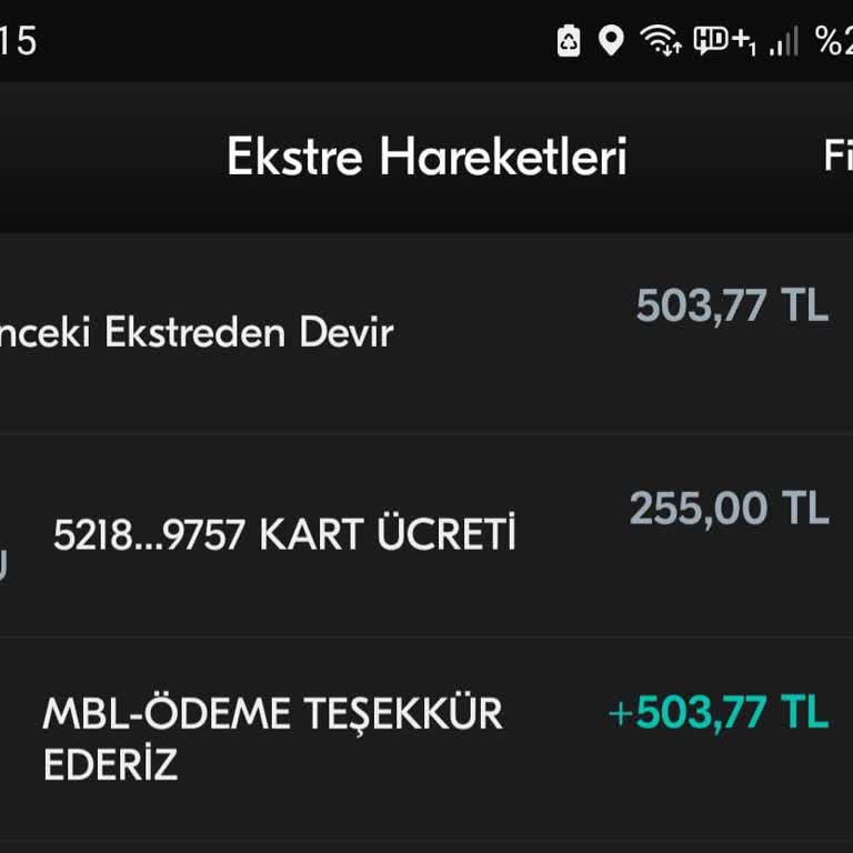 Türkiye Finans Kart Aidat İadesi Hakkında