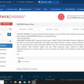 Vivense Para İadesi Süreci Çıkmazı
