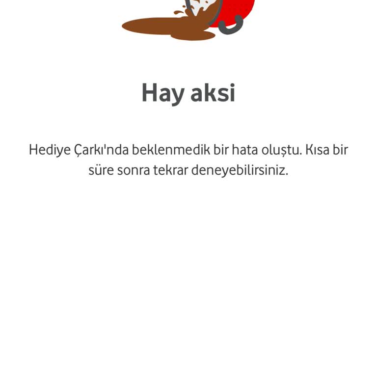 Vodafone Yanımda Uygulaması Çark Sorunu