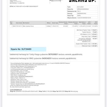 Nike Yırtılan Ayakkabım Hakkında Şikayet