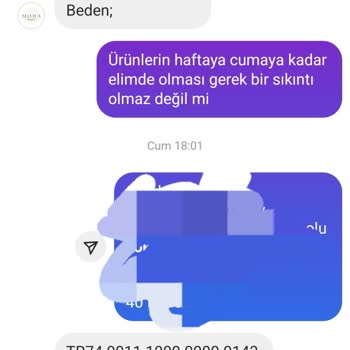 ModaMaşrik Moda Masrik'te Sipariş Sonrası İletişim Sorunu