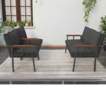 Trendyol Mygusi Balkon Bahçe Metal Kanepe Oturma Grubu. Hatalı Ürün