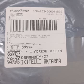 Sürat Kargo, Kargom Nerede