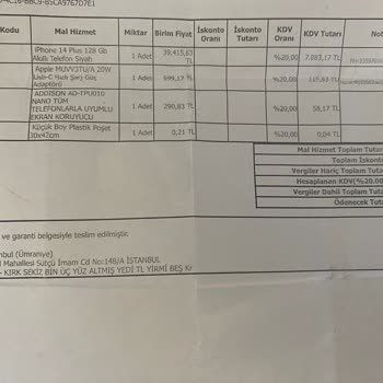 Vatan Bilgisayar'dan Alınan Yeni Apple Telefonun Bozuk Çıkması