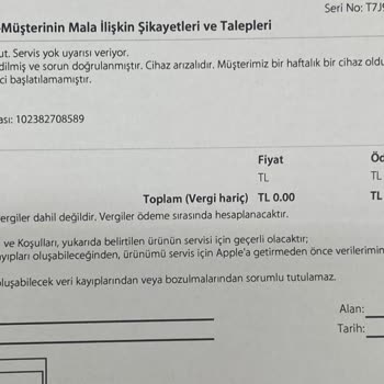 Vatan Bilgisayar'dan Alınan Yeni Apple Telefonun Bozuk Çıkması