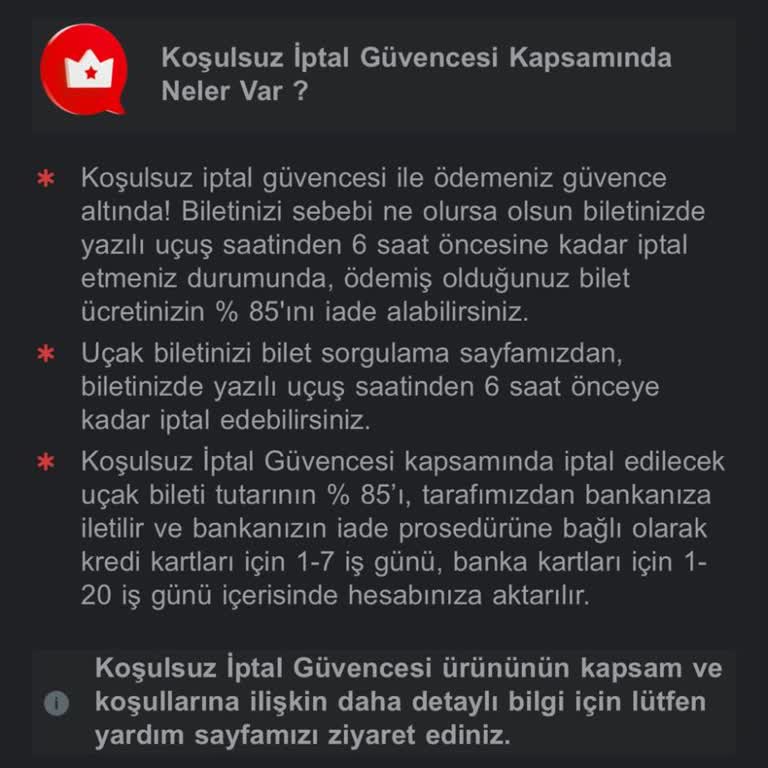 Obilet İptal Güvencesiyle Alınan Uçak Biletinde Sorun Yaşadım