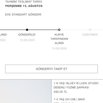 Zara Online Alışveriş Sonrası Ürünüm Teslim Edilmedi.