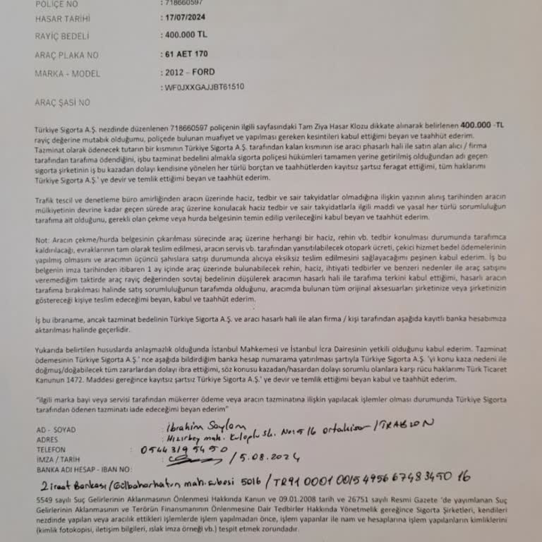 Sigortam.net Hayal Kırıklığı Yaşattı